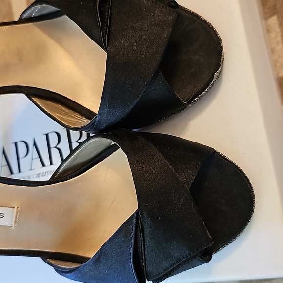 Caparros Satin Platform Peep Toe Heel - Picture 2 of 12
